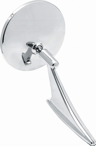 [K-3909197] Door Mirror - Round with Ribbed Base - LH or RH - Camaro Chevelle Nova