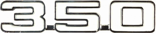 [K-3970546] Fender Emblem - "350" - LH or RH (Sold Each) - 70-74 Nova