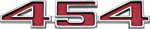 [K-3981833] Fender Emblem - "454" - LH or RH (Sold Each) - 70-74 Chevelle