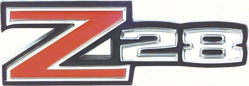 [K-3981889] Rear Spoiler Emblem - "Z28" - 70-73 Camaro