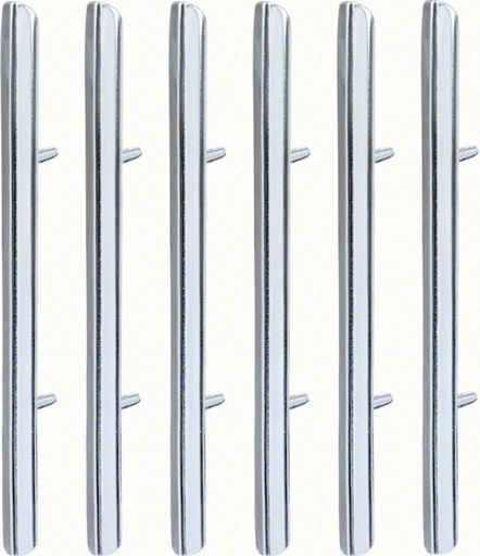 [K-4229997] Quarter Panel Louver Trim without Black Stripe - 12 Piece Set - 67-68 Firebird