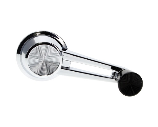[K-4807923] Window Crank Handle - Double Arm, Black Knob - 63-64 Chevy II Nova; 64 Chevelle El Camino