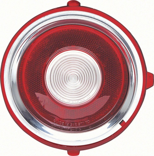 [K-5963055] Back-up Lamp Lens - LH - 70-71 Camaro (Standard)