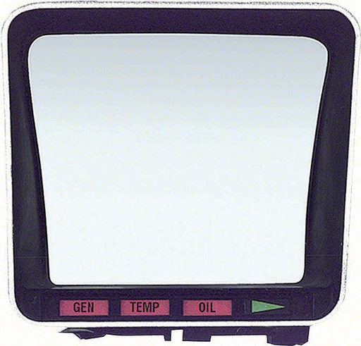 [K-6482843] Dash Fuel & Tach Lens without Tell Tale - 69 Camaro