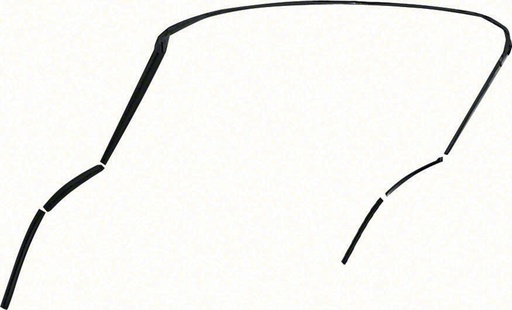 [K-K165] Convertible Top Weatherstrips - 5 Piece Set - 67-69 Camaro Firebird