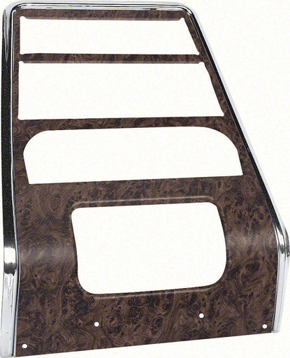 [K-K215] Center Dash Panel - Burlwood, for models with A/C - 68 Firebird