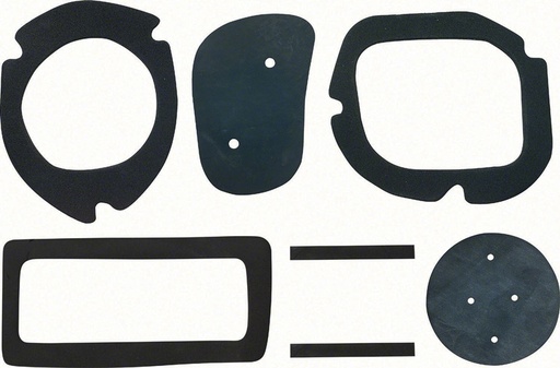 [K-K227] Dash Air Duct Seal Set - For LH and RH Side with Astro Ventilation - 69 Camaro Firebird Fullsize Chevy Car