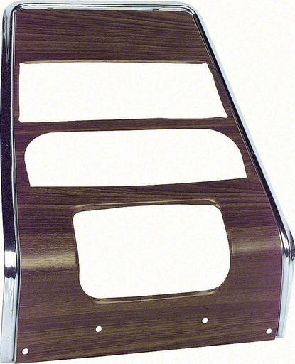 [K-K260] Center Dash Panel - Walnut without A/C - 67 Firebird