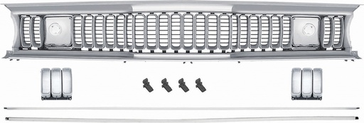 [K-MA1000] Grille Assembly - Sharktooth Style - 71-72 Duster 340; Twister 340