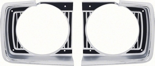 [K-MA1128] Headlamp Bezels - LH/RH Pair - 67 Dart