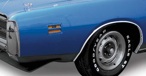 [K-MN1483] Wheel Openng Moldings - 4 Piece Set - 71-72 Charger
