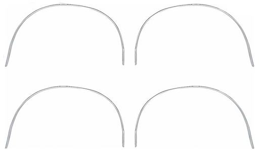 [K-MN1485] Wheel Opening Moldings - 4 Piece Set - 73-74  Charger