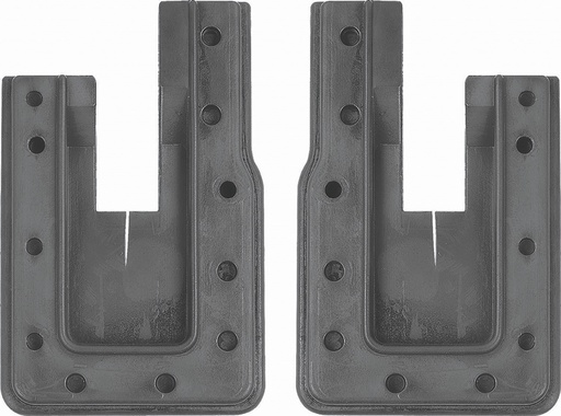 [K-N179] Door Jamb Rubber U-Seals - LH/RH Pair - 66-67 Chevy II Nova (Coupe)