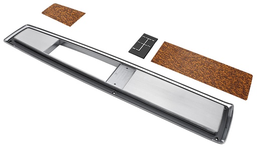 [P-9508032] Console Top Plate - 4-Speed - 70-72 Monte Carlo