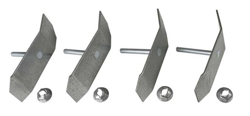 [P-CL5109] Tailgate Molding Clips - 4 Piece Kit - 64-67 El Camino