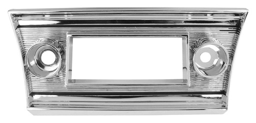 [P-GBC1447] Radio Bezel - Chrome - 67 Chevelle El Camino