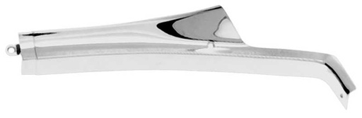 [P-PZ00199-LH] Bed Rail Molding (Top Edge of Bed)  Front Corner - LH - 68-72 El Camino