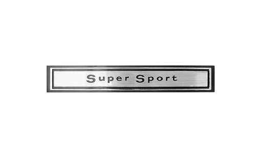 [T-4445] Dash Emblem - "Super Sport" - 67 Chevelle