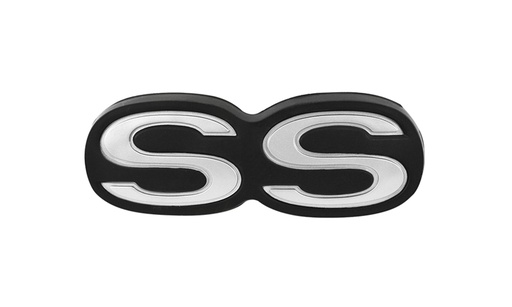 [T-4755] Rear Bumper Emblem - "SS" - 71-72 Chevelle