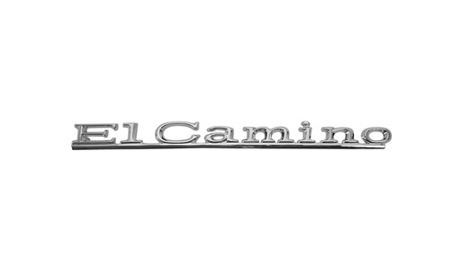 [T-4836] Hood Emblem -"El Camino" - 67 El Camino