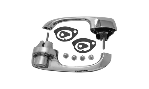 [T-4890] Door Handle Assemblies - Outside - LH/RH Set - 68-72 El Camino & Chevelle 2-Door Wagon