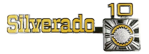 [T-9902] Front Fender Emblems - "Silverado 10" - LH/RH Pair - 75-80 Chevy C/K Pickup