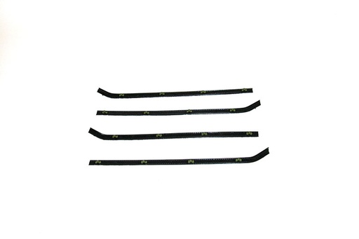 [U-KG2052] Beltline Window Felts - 4pcs Inner & Outer Driver & Passenger Side - 60-63 Chevy GMC Truck