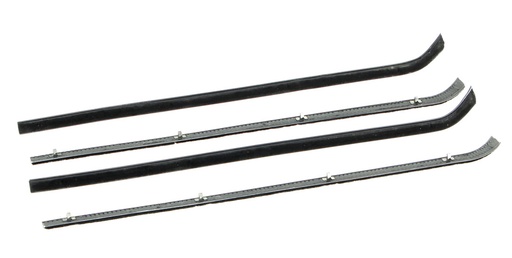 [U-KG2054A] Beltline Window Felts - 4pcs Inner & Outer Driver & Passenger Side - 64-66 Chevy GMC Truck