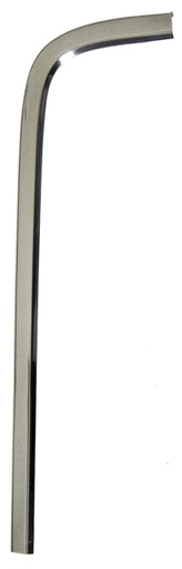 [W-846] Back Glass Molding - Side Vertical - LH - 67-69 Camaro Firebird (Coupe)