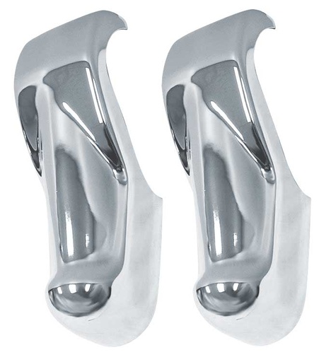 [X110-4060-P] Front Bumper Guards - 60-62 Chevy GMC Truck *Fits Original Bumpers Only*