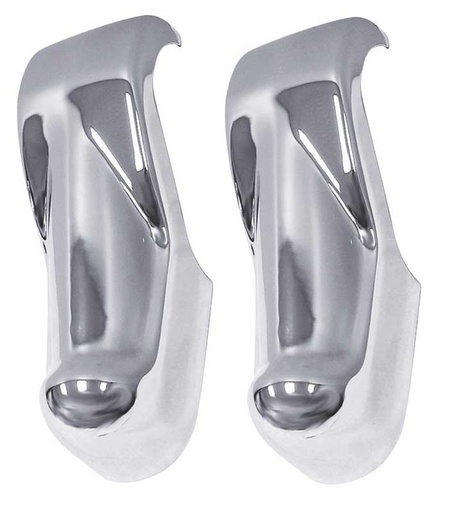 [X110-4063-P] Front Bumper Guards - 63-66 Chevy GMC Truck *Fits Original Bumpers Only*