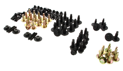 [X225-1466-1S] Body Bolt Fastener Kit (Fenders, Hood, Doors, Deck Lid) - 66-70 Dodge Plymouth B-Body