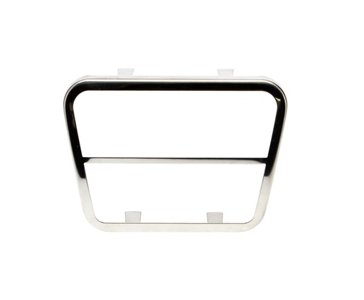 [X476-4067-T] Brake / Clutch Pedal Pad Trim - Stainless - Sold Each - 67-72 Chevy GMC C/K Truck, Suburban, Blazer, Jimmy
