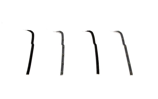 [X582-4561-4CS] Beltline Molding Kit - Chrome (4pcs) - 61-66 Ford F-Series Pickup