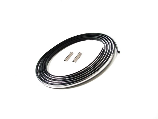 [X661-4577-3C] Back Glass Gasket Lockstrip - Chrome - 77-98 Ford F100 F150 F250 F350 Truck
