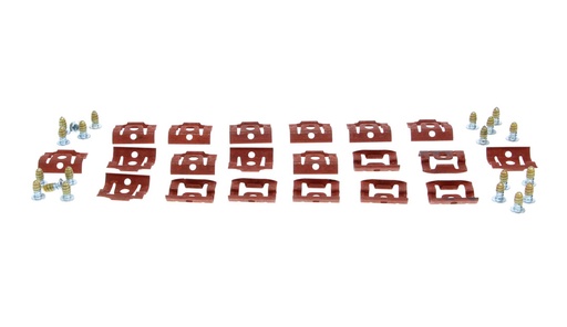 [X671-1468-S] Back Glass Molding Clip Set - 68-70 Dodge Plymouth B-Body (Except Charger)