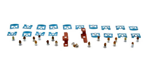 [X671-1570-S] Back Glass Molding Clips & Screw Set (20pcs) - 70 Barracuda Challenger Coupe