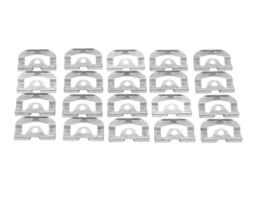 [X671-3066-2S] Back Glass Molding Clip Set (20pcs) - 68-74 Chevy II Nova; 71-74 Ventura 2DR Coupe w/ Vinyl Top