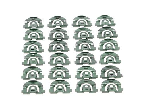 [X671-3464-2S] Back Glass Molding Clip Set (24pcs) - 64-65 Chevelle 2DR Hardtop