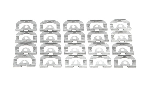 [X671-3468-2S] Back Glass Molding Clip Set (20pcs) - 68-72 Chevelle; 70-72 Monte Carlo 2DR Hardtop w/ Vinyl Top
