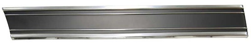 [X731-4069-26BR] Front Lower Bed Molding - Black - RH - 69-72 Chevy GMC C/K Short Bed Fleetside Pickup