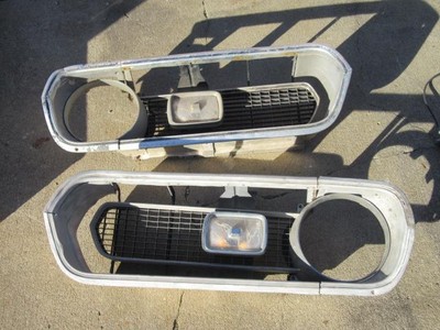 [9317-858-nos#m] 1967 Plymouth Barracuda Complete Grill Pair- Used Mopar