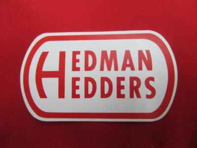 [1627-534-nos#h] 20 NOS Hedman Hedders  Decal 5" X 3" inches & 20 Nationwise Stickers 5x5