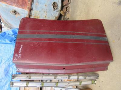 [3438-206-nos#m] 1967-69 Barracuda Notchback or Convertible Decklid DL# 174 - Mopar Used A-Body