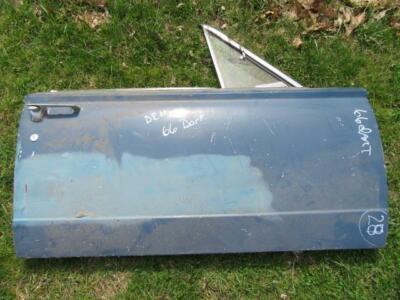 [2712-592-nos#m] 1966 Dodge Dart Passenger's Side Door DR# 152 Mopar Used A-Body