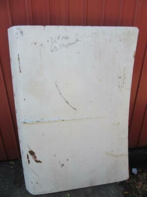 [9060-354-nos#] 1965 Plymouth Deck Lid B-Body Mopar DL#146-Used