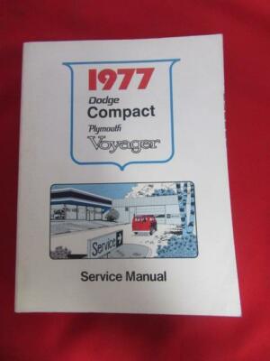 [1364-654-nos#] 1977 Dodge Compact Plymouth Voyager Service Manual- Used