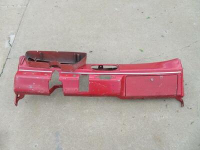 [3206-593-nos#] 62-63 Plymouth Steel Dash Frame, Red, Mopar