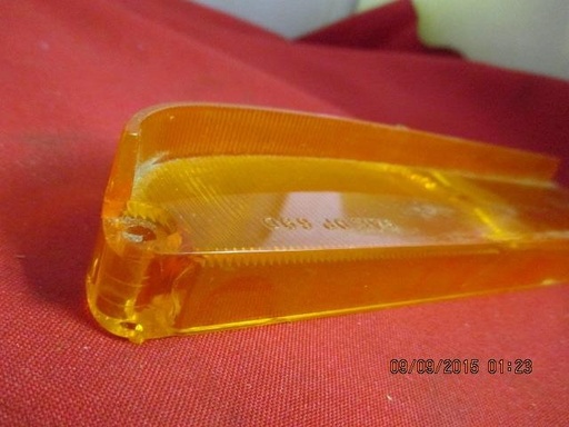 [5580-744-nos#m] Amber Park Light Lens Fits 69 Monaco & Polara Models 1969 NOS MOPAR 2930387