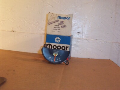 [0095-657-nos#m] AMMETER 1975 CORONET CHARGER CORDOBA FURY W/ TACH OR CLOCK NOS MOPAR 3592910